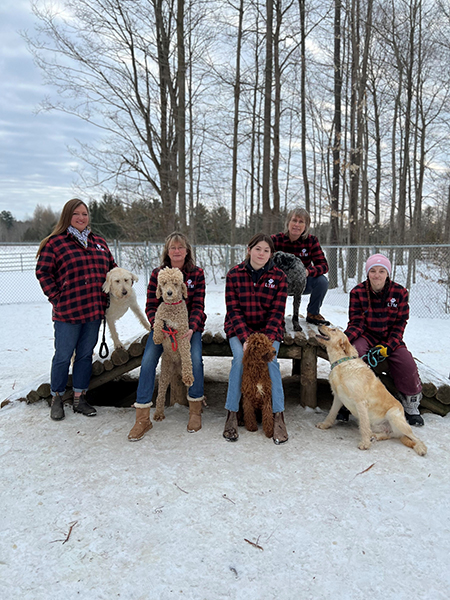 Taking care of the dogs in Grey-Bruce Ontario